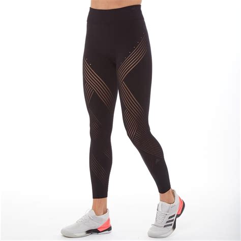 Buy Adidas Womens Warp Knit High Rise Seamless 78 Tights Black