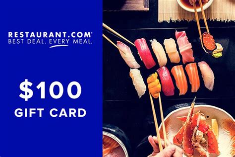 This $100 Restaurant.com gift card in sale for $14 right now