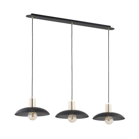 Lámpara de techo Cima Negro 3 luces Wonderlamp Lamparas es