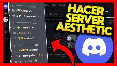 COMO DECORAR TU SERVER DE DISCORD SERVER AESTHETIC YouTube