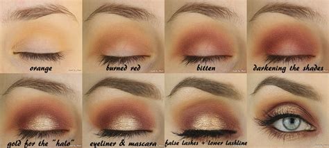 Red And Gold Halo Eyes Makeup Tutorial Look By Mari