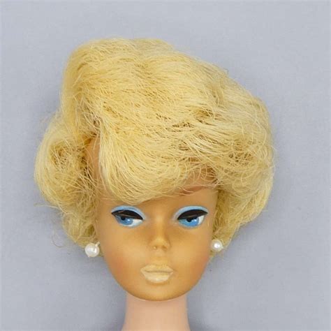European Sidepart Bubblecut Vintage Barbie Doll Ash Blonde From
