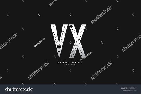 Alphabet Letters Initials Monogram Logo Vx Stock Vector Royalty Free