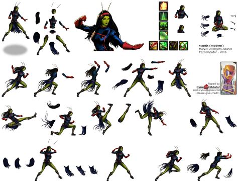 The Spriters Resource Full Sheet View Marvel Avengers Alliance