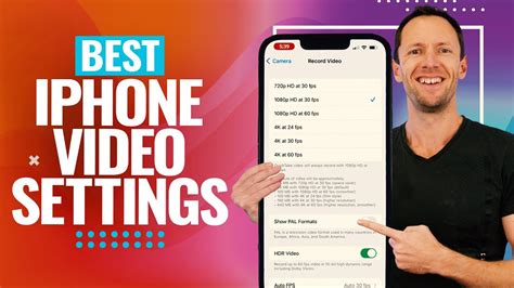 Best Iphone Camera Settings For High Quality Video In Youtube