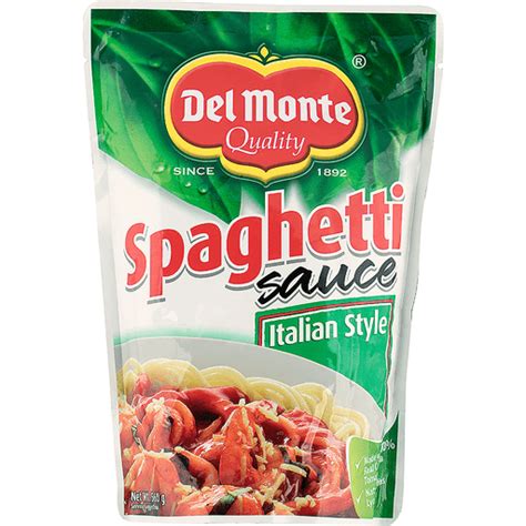 Del Monte Spaghetti Sauce Italian Style 500g Pasta Sauces Walter Mart