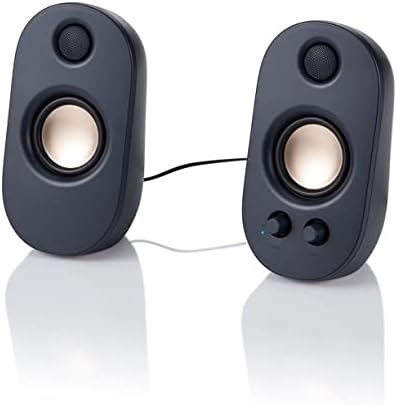 Amazon Onn AC Powered Computer Speakers With Volume LED Power