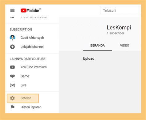 Cara Mengganti Nama Channel Youtube Tintateras