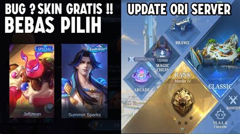 Bug Di Jamin Dapet Skin Gratis Bebas Pilih Setelah Update Ui Baru Di