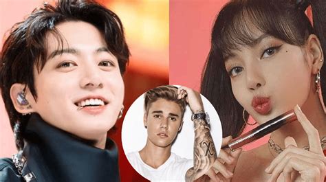 Justin Bieber Jungkook De Bts Y Lisa De Blackpink Har N Una