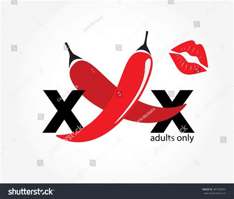 Red Hot Chili Peppers Lips Mark Stock Vector Royalty Free