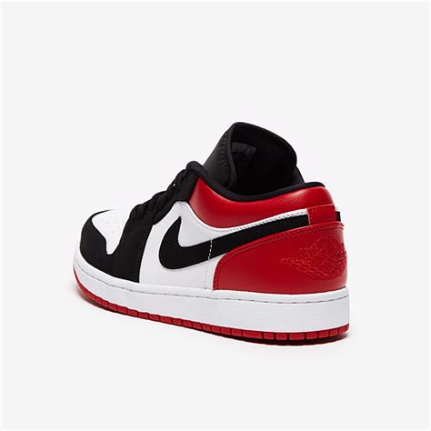 Zapatillas Para Hombre Air Jordan 1 Low Blanco Negro Rojo