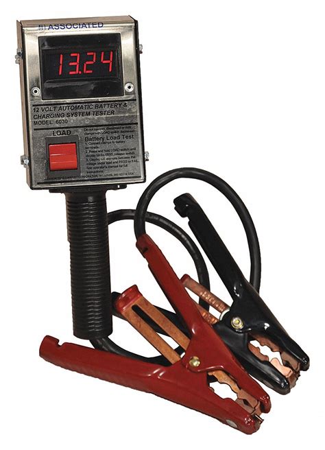 Associated Equip Battery Tester Digital 6 To 12v 125a 45rk056030 Grainger