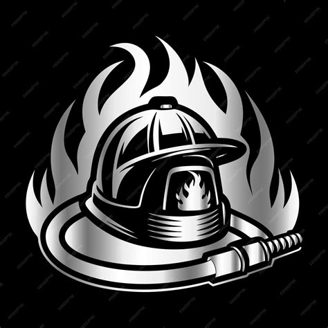 Firefighter Mascot Logo Vector Design Engaging Cartoon Illustration for