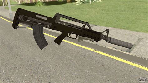 Bullpup Rifle Two Upgrades V3 Gta V Pour Gta San Andreas