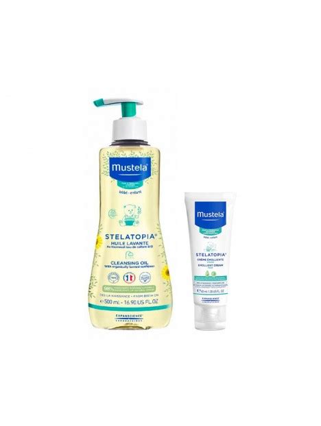 Mustela Stelatopia Aceite De Ba O Y Ducha Ml Crema Facial