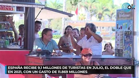 Espa A Recibe Millones De Turistas En Julio El Doble Que En