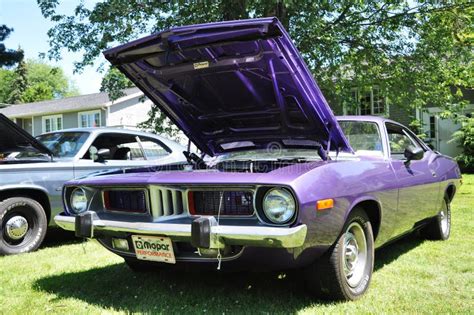 1973 Plymouth Barracuda Editorial Stock Photo Image Of Grill 20342623