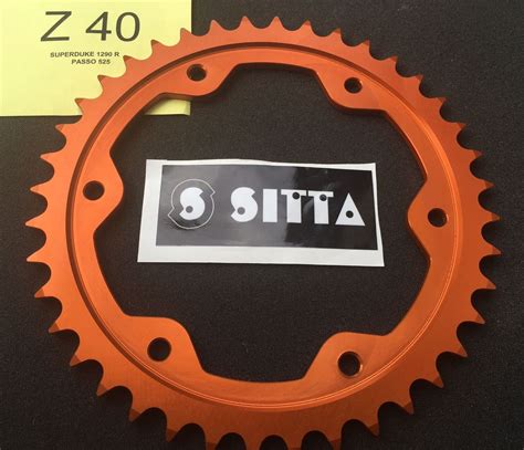 Sitta Alloy Sprocket 40 Z Ktm 1290 Super Duke R 205T 40 525 Orange