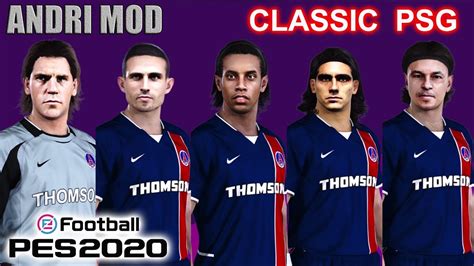 CLASSIC PATCH PES 2020 CLASSIC Paris Saint Germain F C YouTube