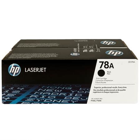 HP 78A Black Laser Toner Cartridge - Twin Pack - Printerinks.com