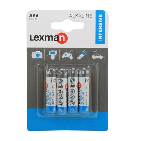 Baterii Alcaline Lexman Intensive Aaa Set Buc