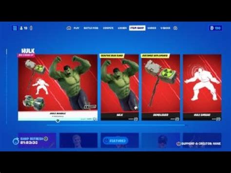 New Fortnite Item Shop Review Youtube