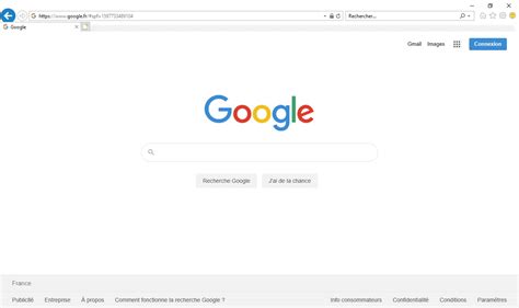 Définissez Google comme votre moteur de recherche par défaut dans