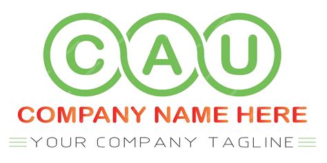 Premium Vector Cau Letter Logo Design