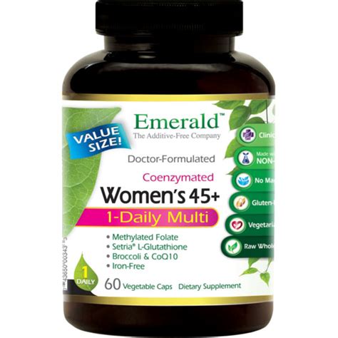 Emerald Labs Womens 45 1 Daily Multi 60 Vegetable Caps 60 Servings