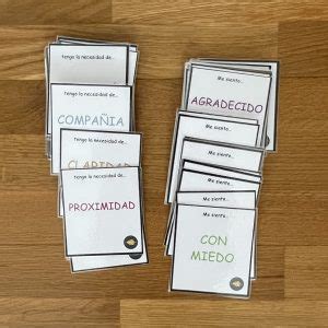 Tarjetas De Necesidades Y Tarjetas De Sentimientos