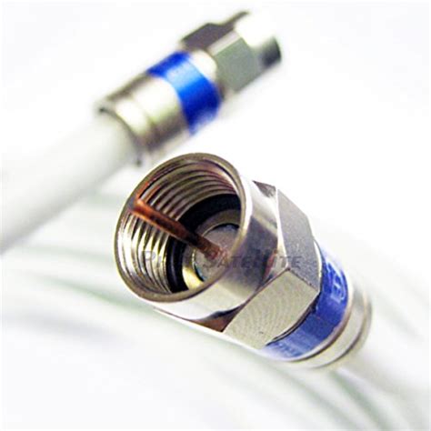 Ft White Outdoor In Wall Quad Shield Rg Cable Awg Ghz Ohm