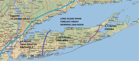 Snow Forecast Long Island 1-4 Inches – Weather Long Island