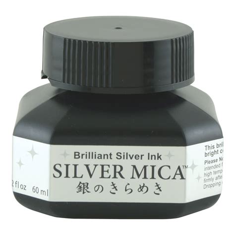 Buy Metallic Calligraphy Ink Silver 60ml