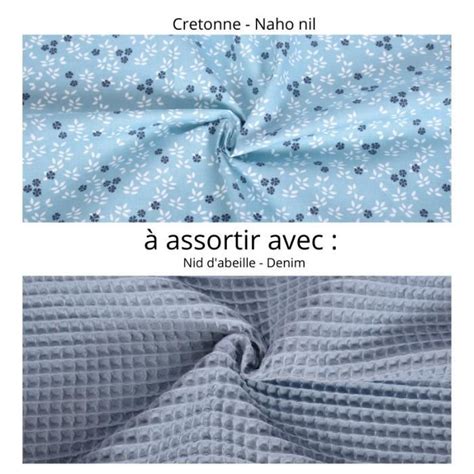 Cheval Blanc Tissus Tissu Cretonne Au Metre Naho Nil Naho Nil