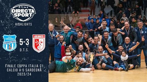 Futsal Coppa Italia Finale C1M San Sebastiano Ussana Quartu C5 5 3