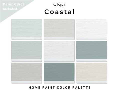 Pre-Packaged Paint Colors - Coastal Valspar Paints (Available at Lowe's ...