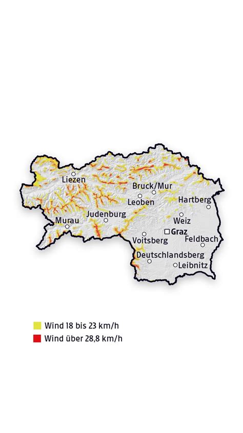 Großer Steiermark Überblick Wo sich bereits Windräder drehen und wo