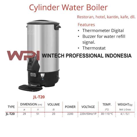 Jual Getra Jl T Cylinder Water Boiler Untuk Merebus Air Tabung