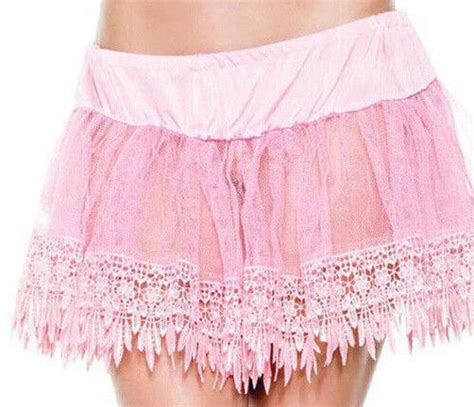 Plus Size Teardrop Petticoat Tutu Costume Accessory Red Or Pink Womens