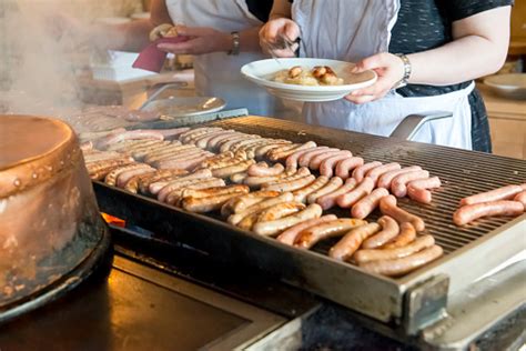 Bavarian Sausages Stock Photo - Download Image Now - Barbecue - Meal, Barbecue Grill, Bavaria ...