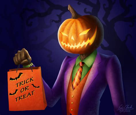 Sharp Dressed Pumpkin Man By Sawuinhaff On Deviantart