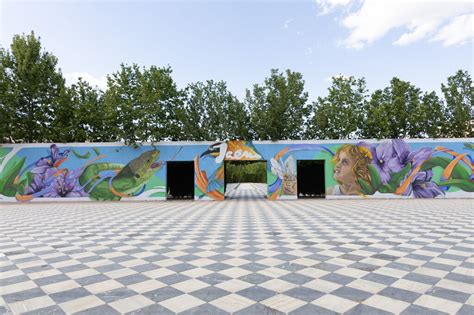 As Ha Quedado El Mural Pinta Ja N En El Parque Andr S De Vandelvira