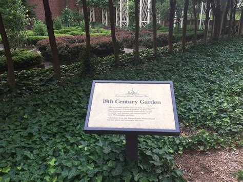 18th Century Garden Of The Independence National Historic Park