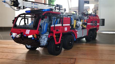 Fire Truck Lego Technic Moc Modified Youtube