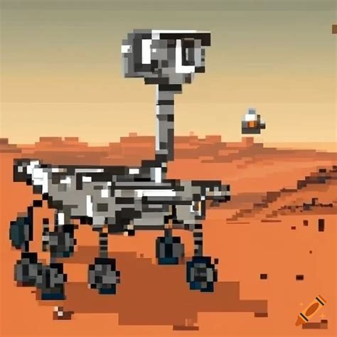 Pixel Art Mars Rover On Craiyon