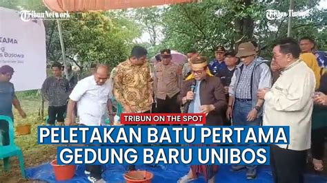 Peletakan Batu Pertama Pembangunan Gedung Fakultas Pertanian Unibos Di