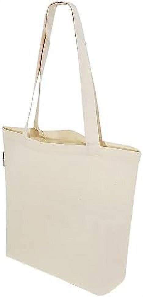 12 Pack Wholesale Organic Canvas Tote Bags Bulk With Handles Gots Certified Organic Cotton