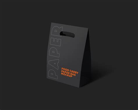 Paper Carry Bag Mockup Graphicsfuel