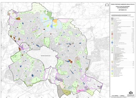 Ipswich Borough Council Revised Maps And Plans For Reference Only